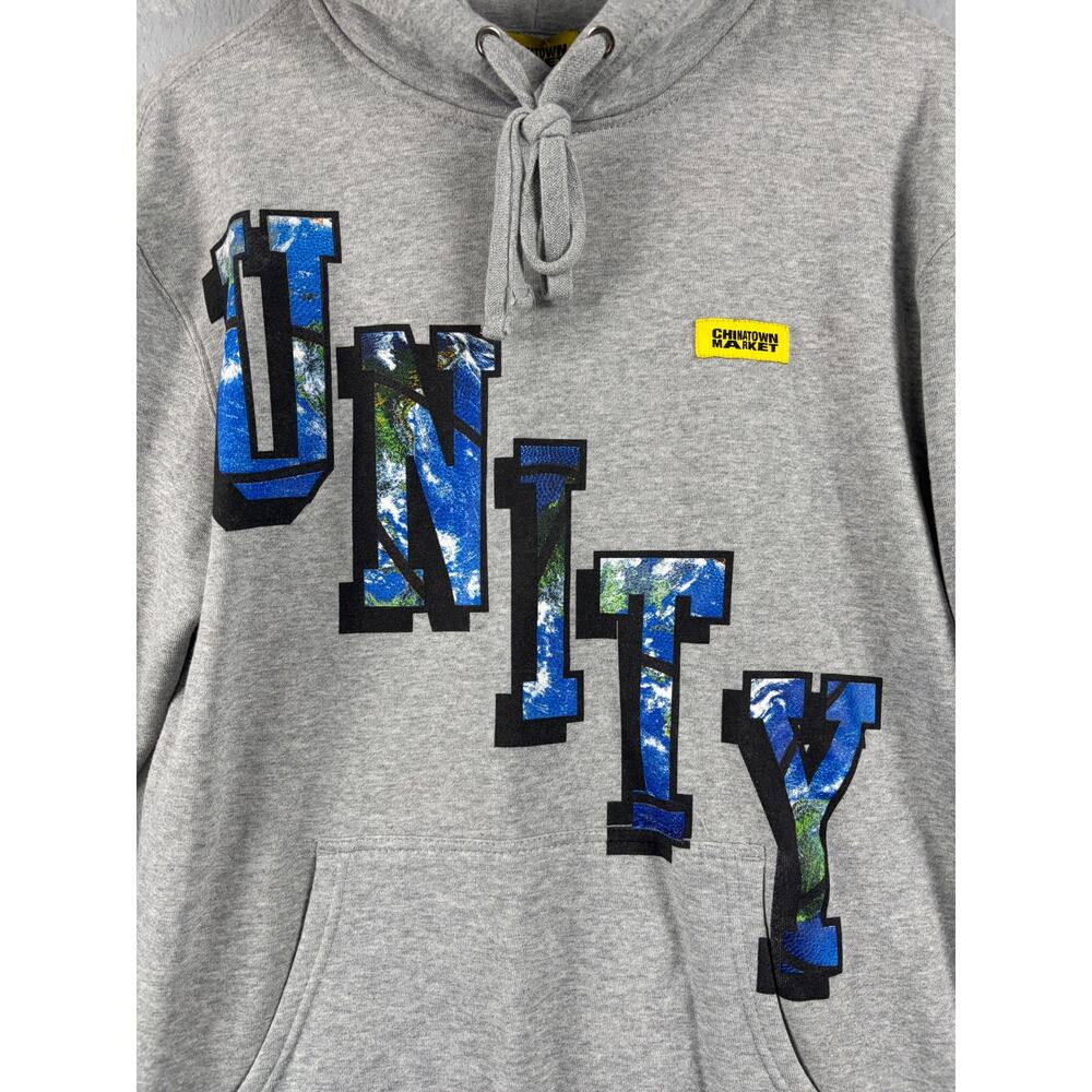 Chinatown Market “Unity” Graphic Hoodie – Gray – Size S – NWT - Picture 6 of 6